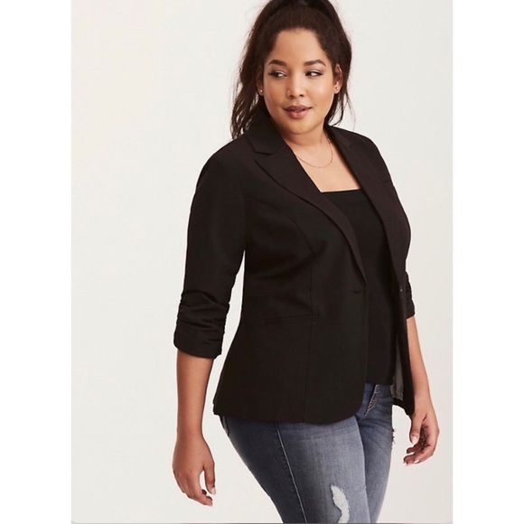 torrid black blazer